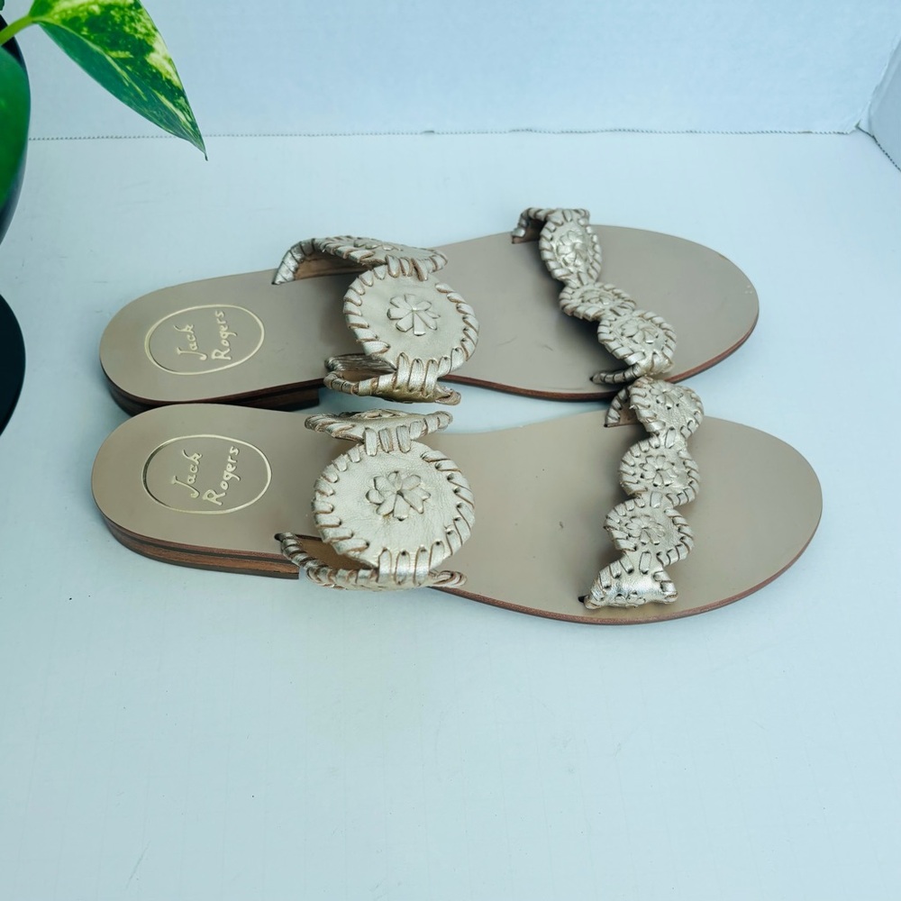 Jack Rogers Lauren Sandals - Gold - Picture 4 of 7
